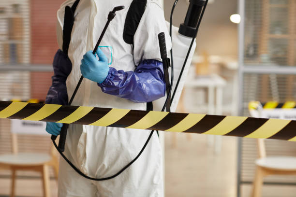 Professional Biohazard Cleanup technician working in Avon, MN
